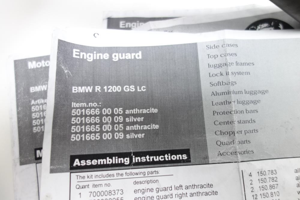 Preview: BMW R1200GS R 1200 GS LC K50 Hebco&Becker Sturzbügel Motorschutz