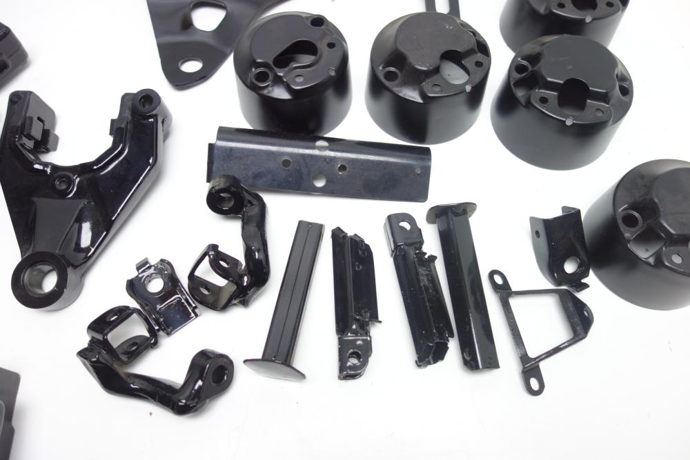 Preview: Yamaha XS 750 Bremsanker Tachohalter Tachocover Fußraste Set