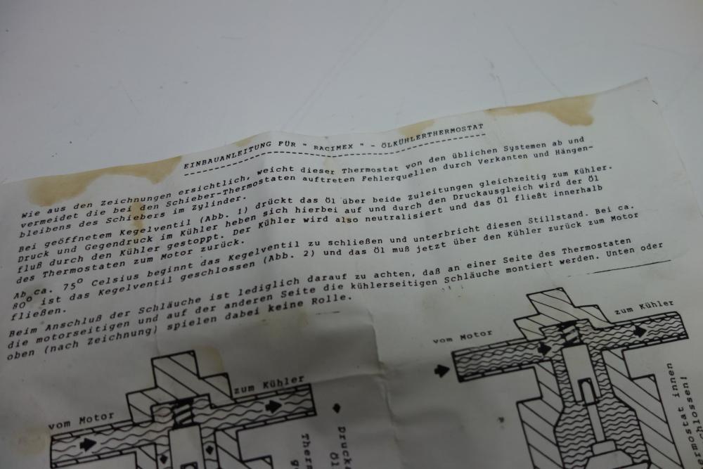 Preview: Racimex Ölkühlerthermostat