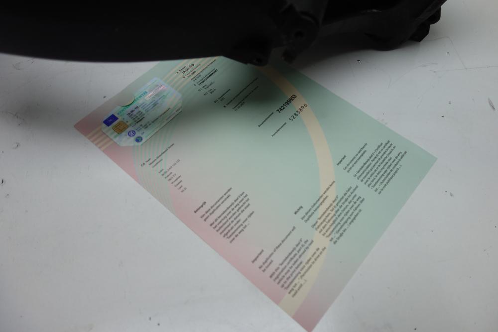 Preview: Yamaha FZ1 FZ 1 N Rahmen Frame Papiere Documents