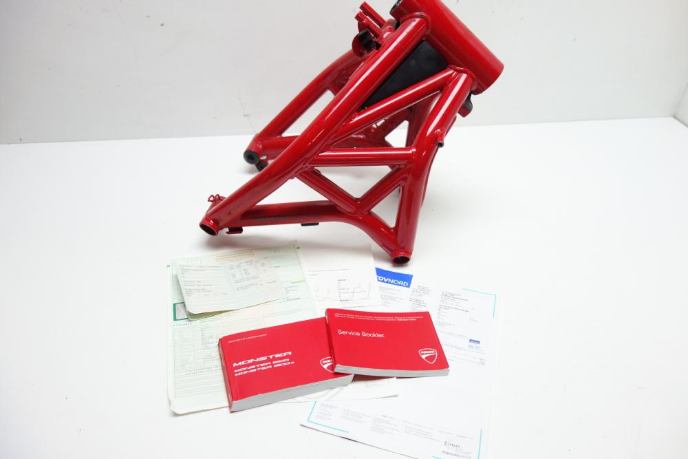 Ducati Monster 1200 Rahmen Frame Papiere Documents TÜV 05/27