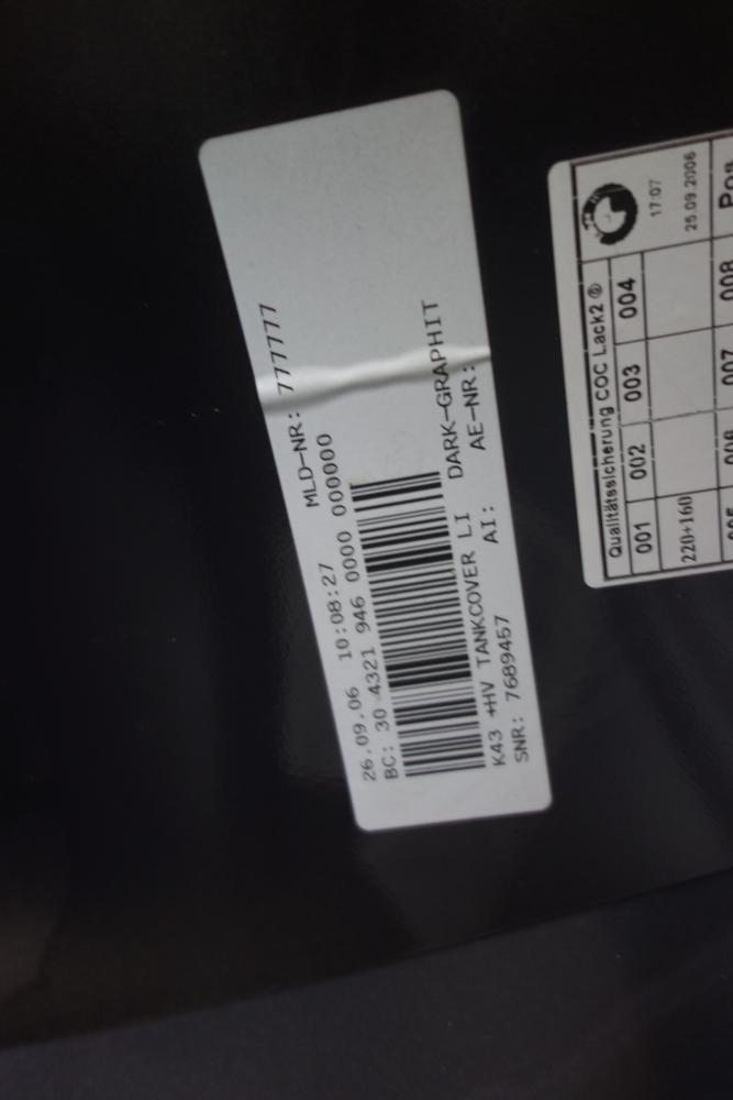 BMW K1200R K 1200 R Tankverkleidung Tankcover