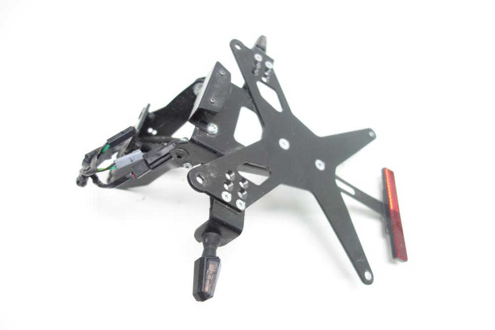 Preview: Kawasaki Versys 650 Kennzeichenhalter Miniblinker