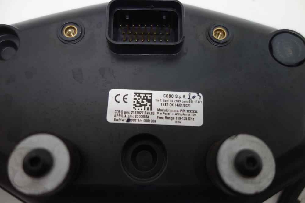 Aprilia Tuono 660 Schlosssatz Schloss Tacho Cockpit CDI