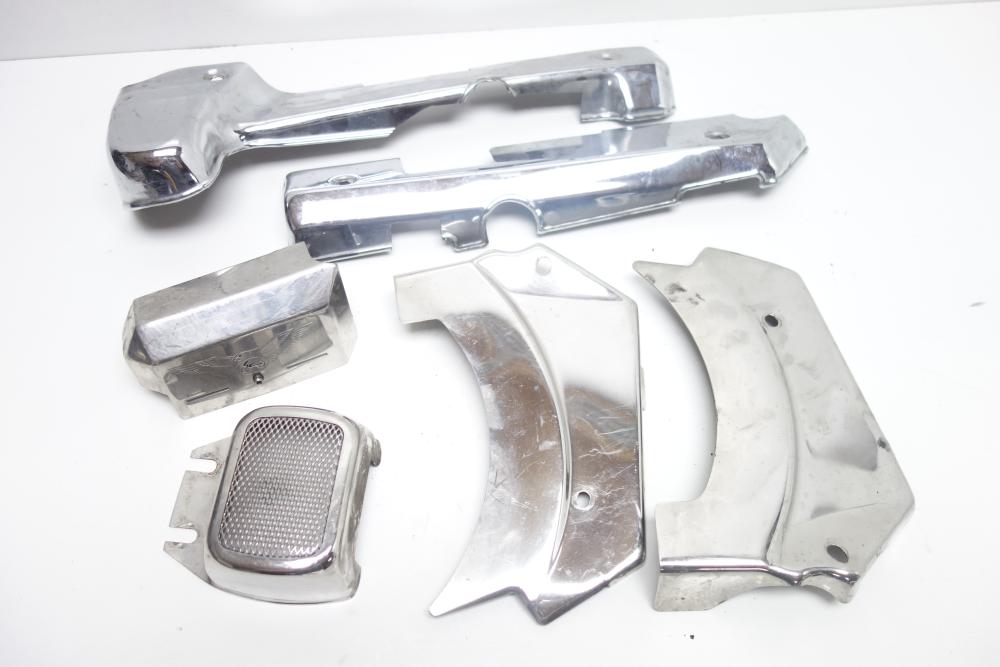 Moto Guzzi Jackal 1100 Chromblende Chrom Blende Seitenteil