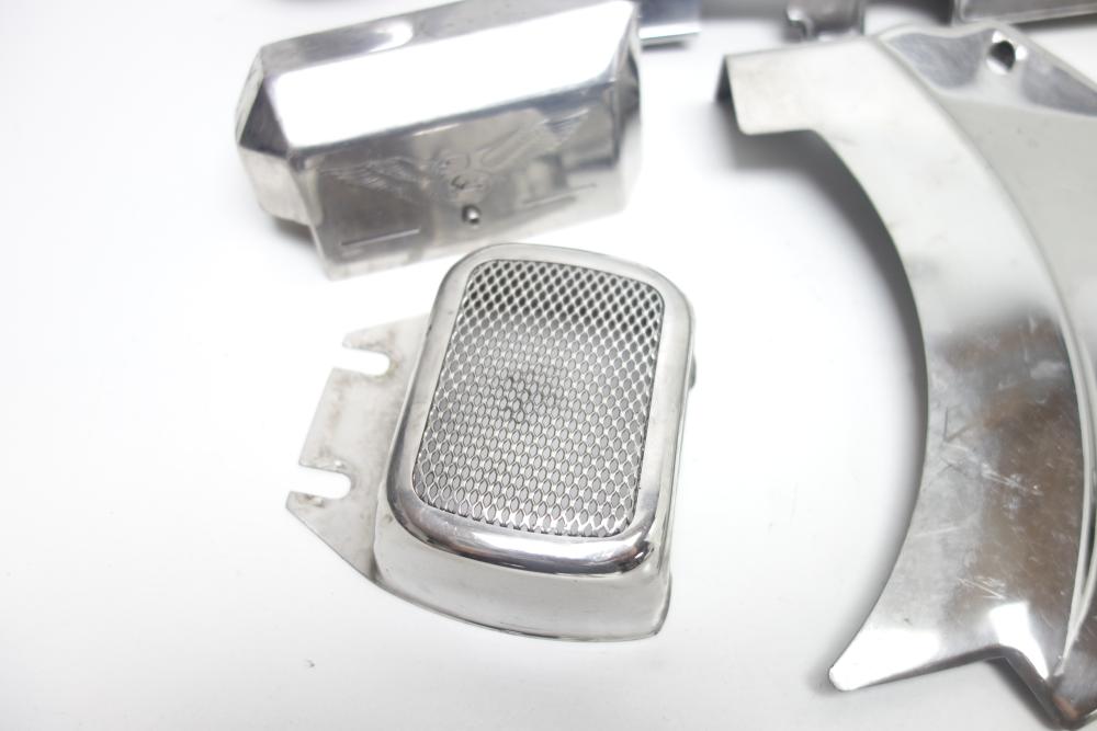 Preview: Moto Guzzi Jackal 1100 Chromblende Chrom Blende Seitenteil