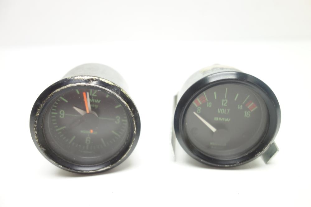 BMW R 65 75 80 100 Zusatzinstrumente Uhr Voltmeter