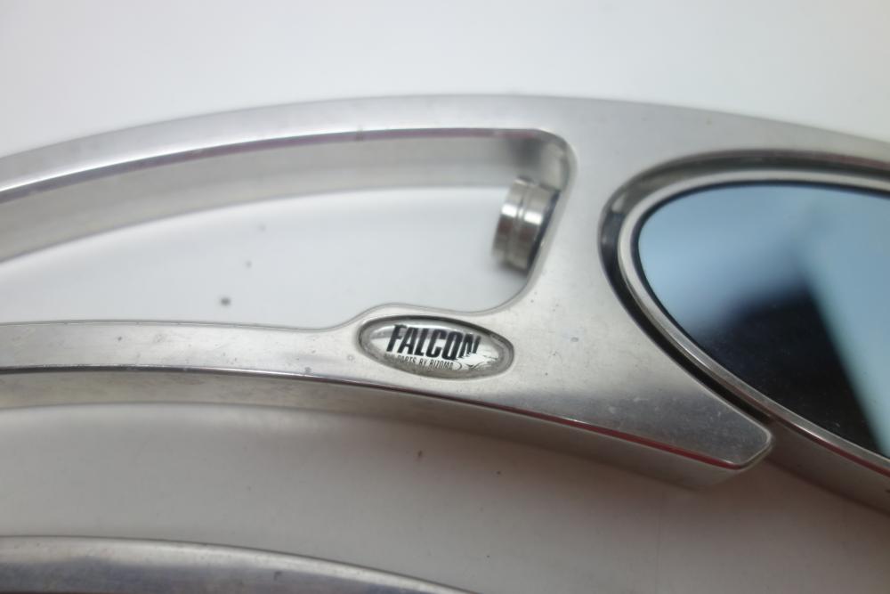 Preview: Falcon ALU Spiegel rechts links Custom Chopper