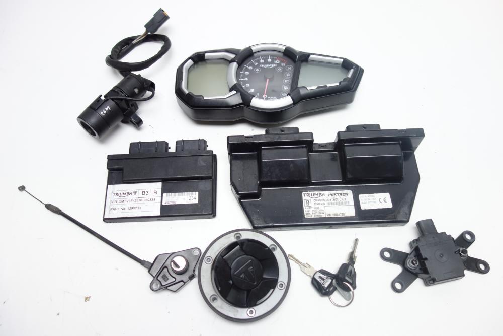 Triumph Tiger 1200 Explorer Tacho Cockpit Schlosssatz CDI