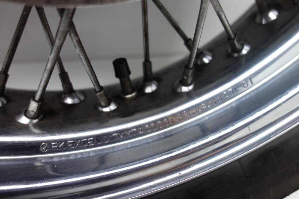 Kawasaki Zephyr 750 Speichenfelge Felge vorne hinten Bremsscheibe