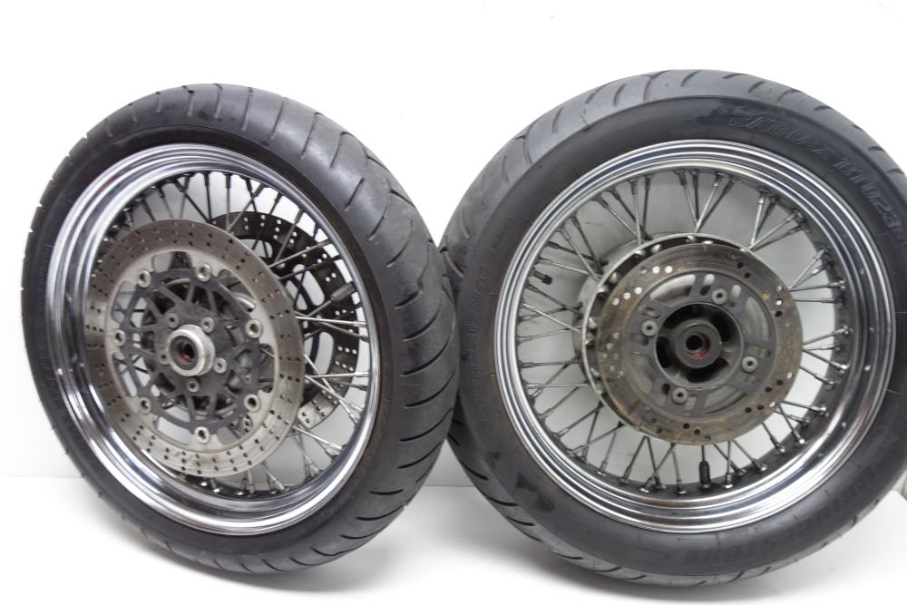 Kawasaki Zephyr 750 Speichenfelge Felge vorne hinten Bremsscheibe