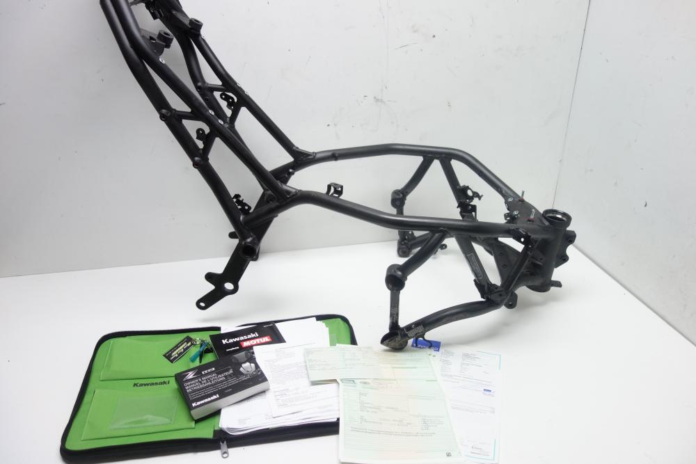 Kawasaki ZH2 Z H2 Rahmen Frame Papiere Documents
