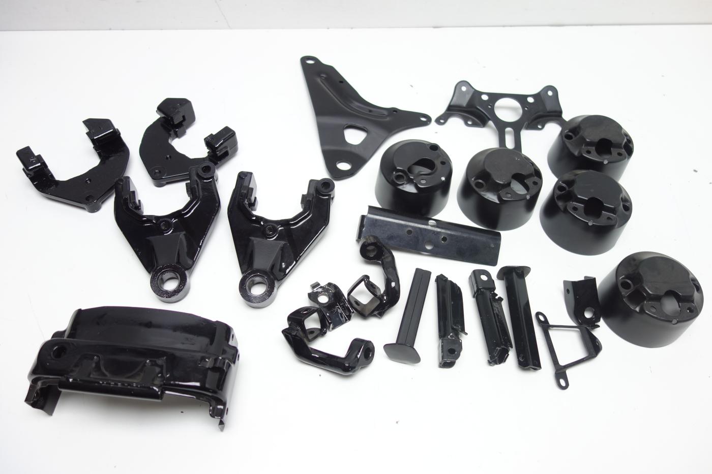 Yamaha XS 750 Bremsanker Tachohalter Tachocover Fußraste Set