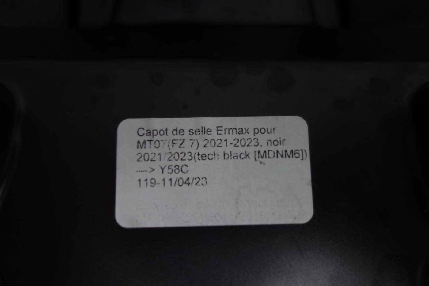 Yamaha MT07 MT 07 Fechter Drive Soziusabdeckung Höcker