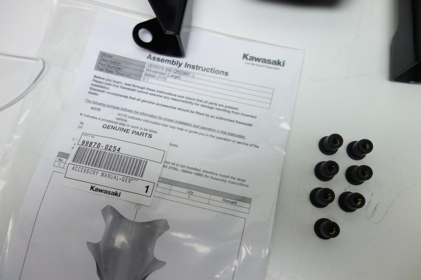 Kawasaki Versys 650 Tourenwindschild Touren Scheibe Windschild