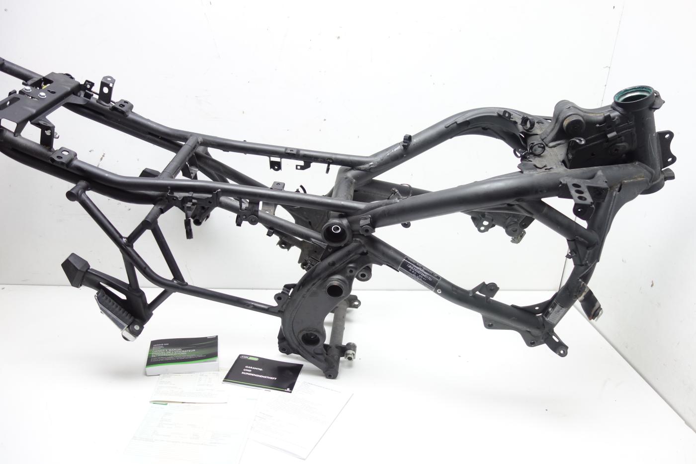 Kawasaki Versys 650 Rahmen Frame Papiere Documents TÜV 05/26