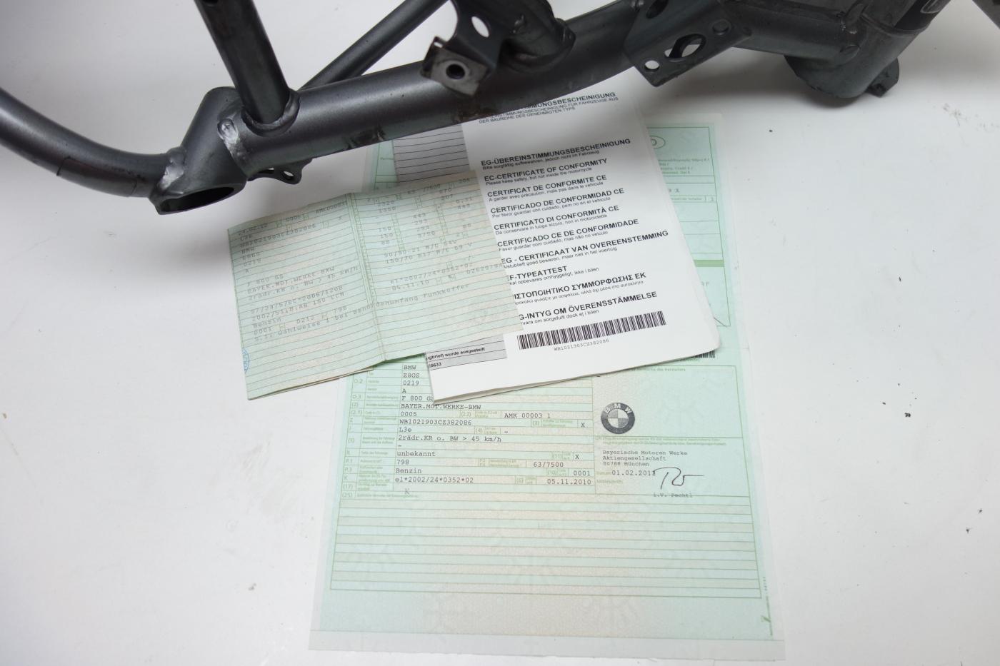 BMW F800GS F 800 GS Gabel Gabelbrücke Gabelholm - Kopie