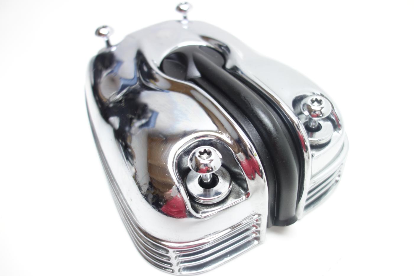 BMW R1200C R 1200 C Chrom Ventildeckel Motordeckel links