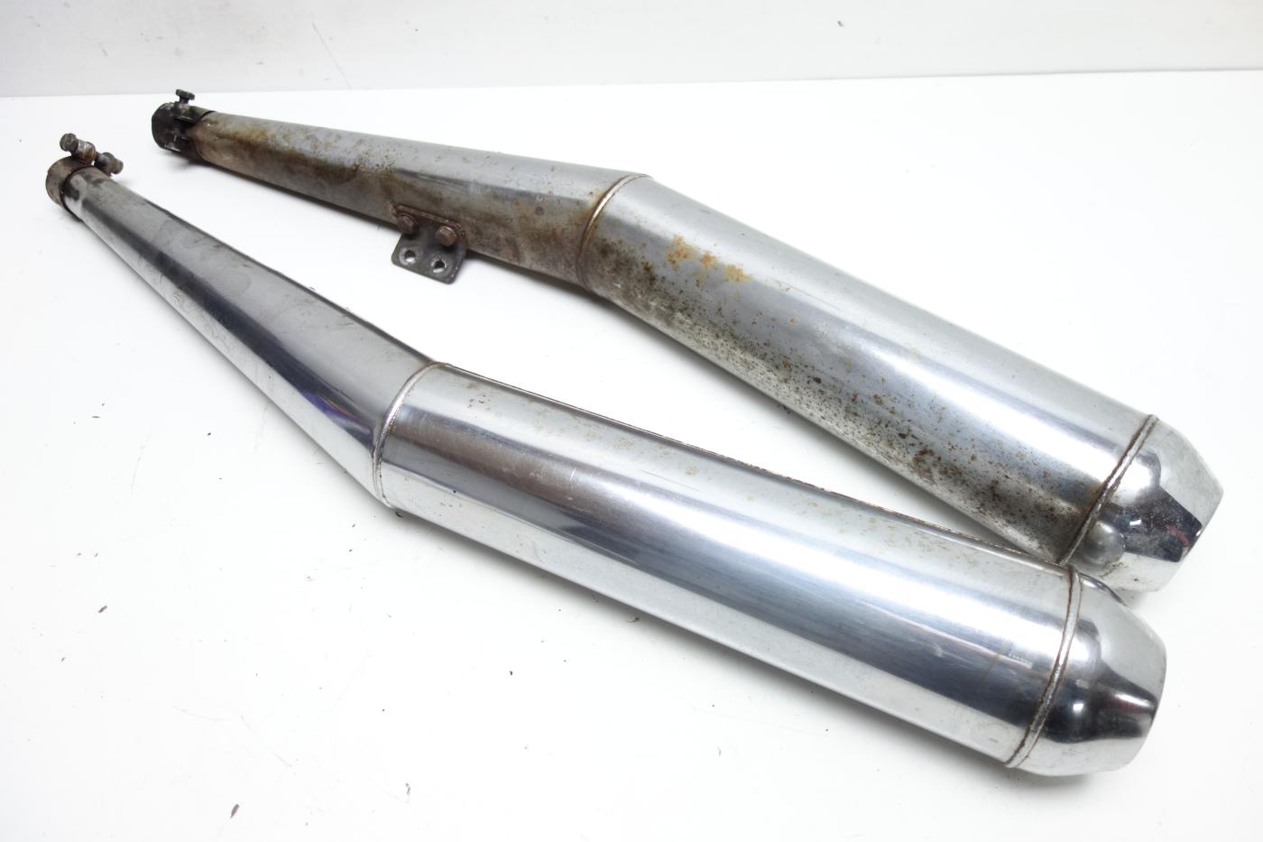 BMW R65 R 65 Auspuff Endschalldämpfer rechts links