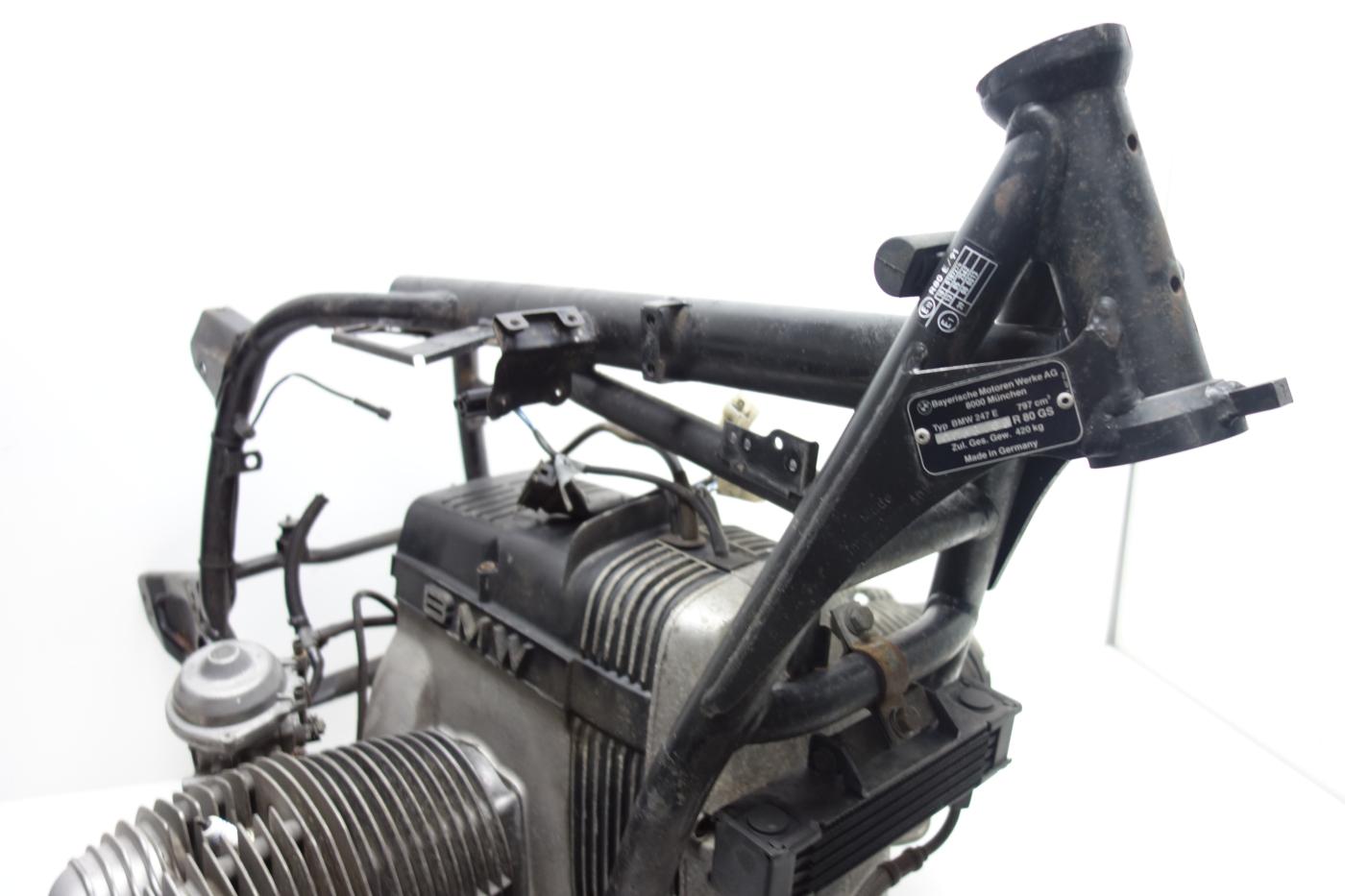 BMW R80GS R100GS Fallert Motor Rahmen BING Vergaser HPN Ölkühler