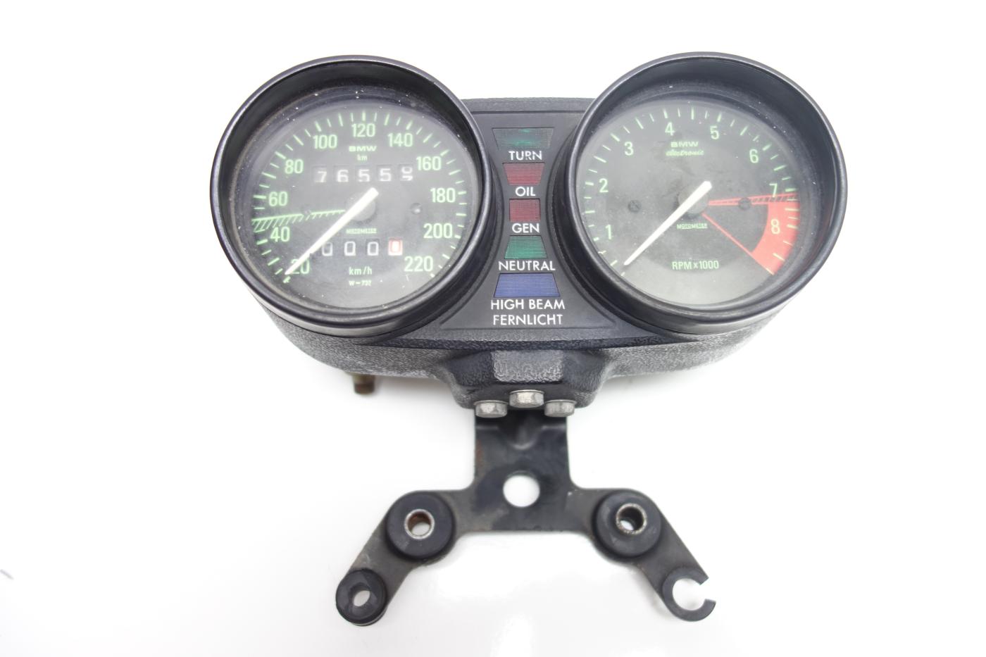 BMW R80 R 80 Tacho Drehzahlmesser Cockpit W737
