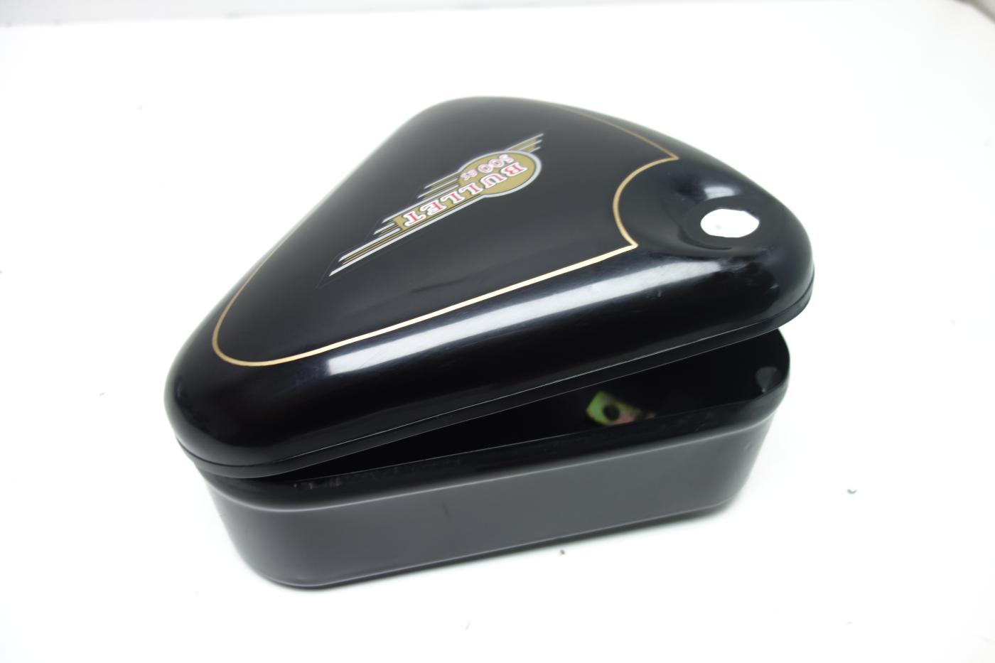Royal Enfield Bullet 500 Sicherungskasten Seitenbox Cover links
