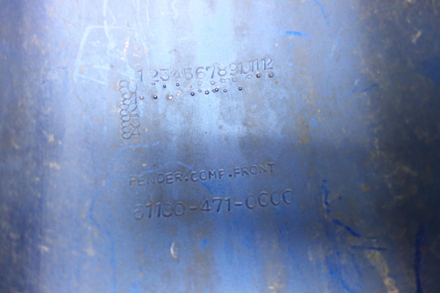 Honda CB 250 400 Fender Kotflügel vorne