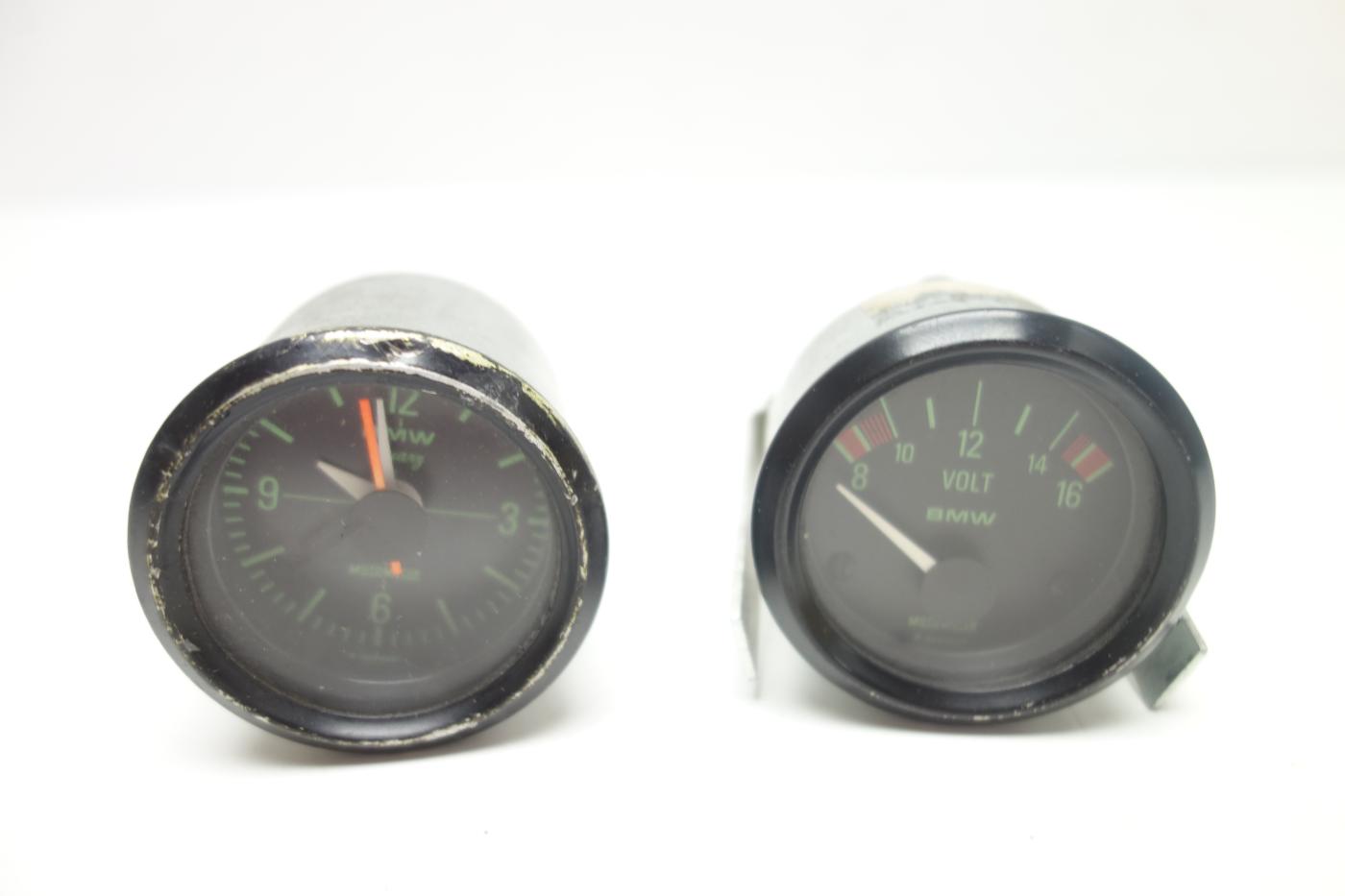 BMW R 65 75 80 100 Zusatzinstrumente Uhr Voltmeter