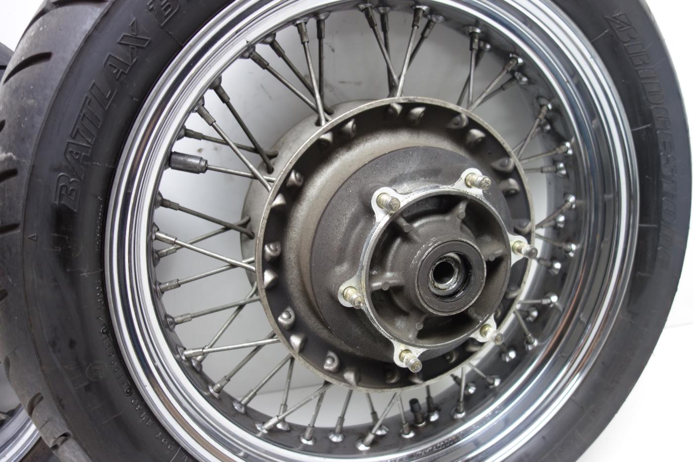 Kawasaki Zephyr 750 Speichenfelge Felge vorne hinten Bremsscheibe