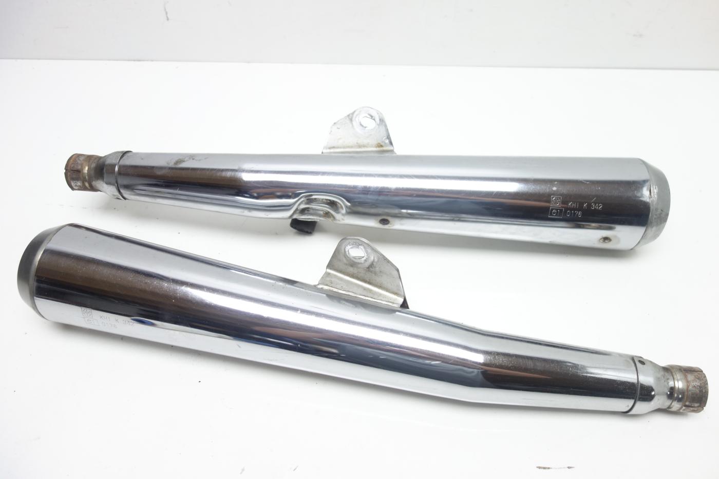 Kawasaki Zephyr 750 Auspuff Endschalldämpfer rechts links